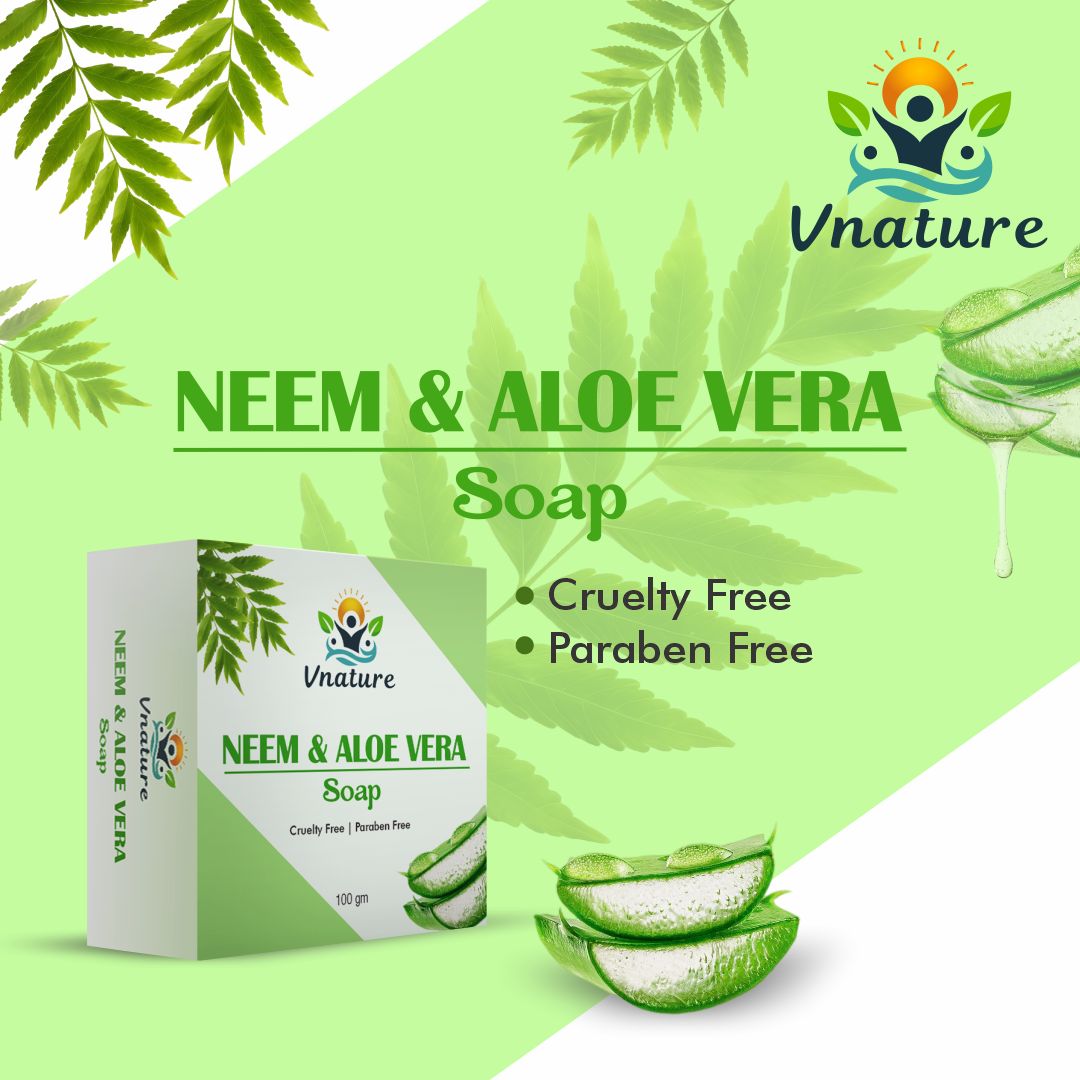 NEEM,TULSI,&ALOVERA SOAP