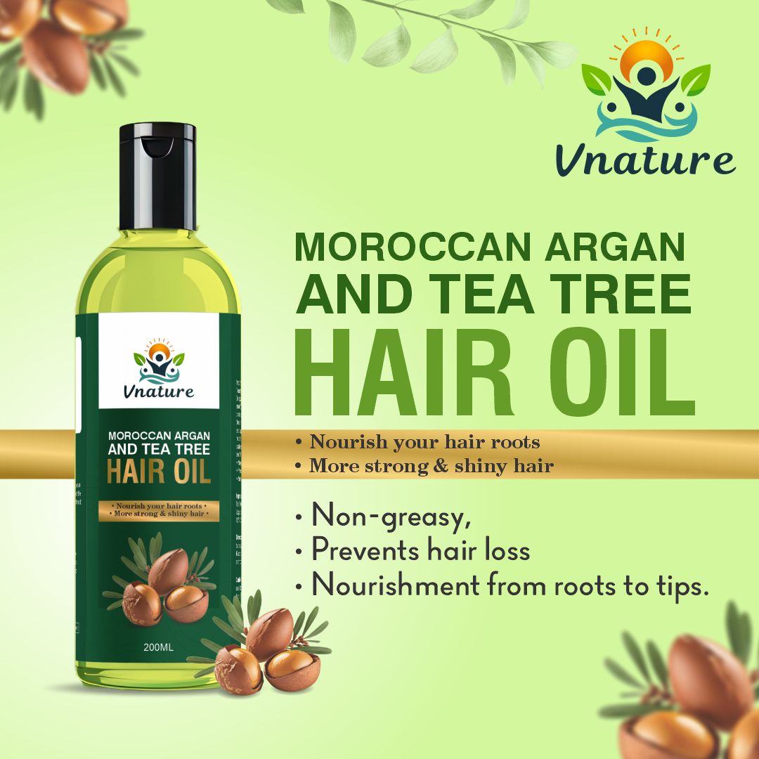 Moroccan Argan And Tea Tree HAIR OIL