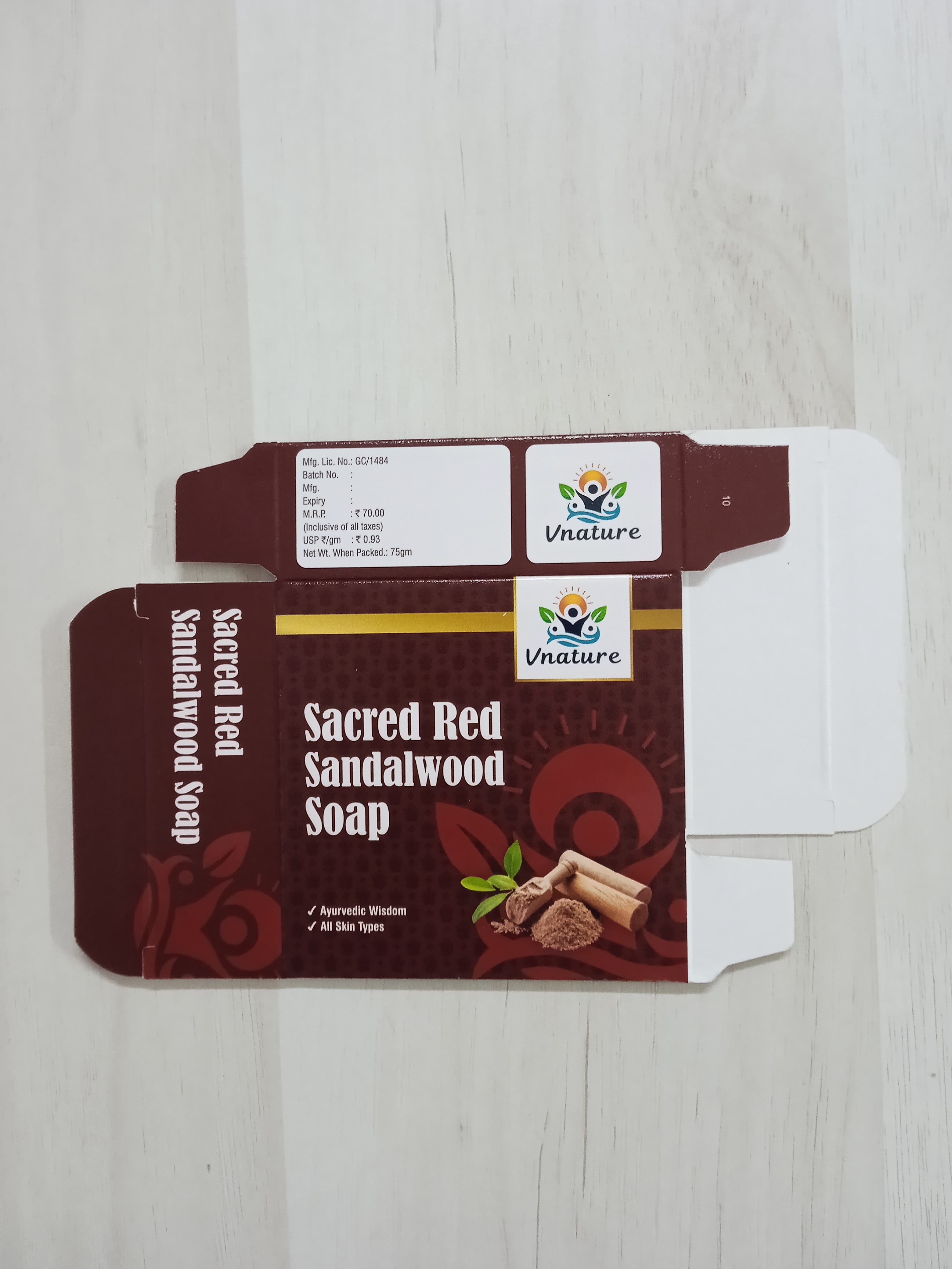 SACRED RED SANDALWOOD SOAP